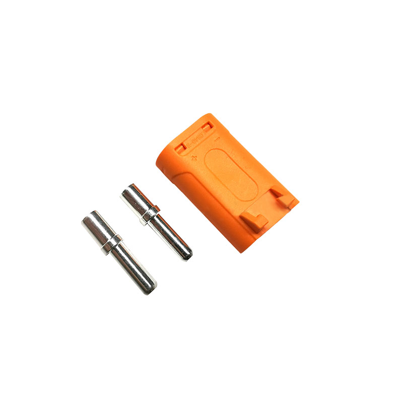 RJX Amass DC Plug LCB40 wire soldering Copper Silver Plated Lithium Battery Connector For Smart Appliance