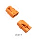 RJX Amass DC Plug LCB40 wire soldering Copper Silver Plated Lithium Battery Connector For Smart Appliance