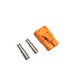 RJX Amass DC Plug  LCB40 Female LCB40PB Male Copper Silver Plated Lithium Battery Connector For Smart Appliance