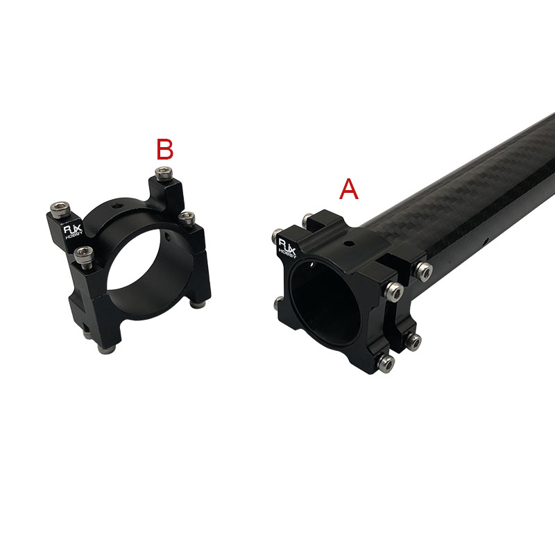 RJXHOBBY 1pcs 30mm clip pipe tube clamp