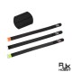RJXHOBBY 1pcs 30mm Width Kevlar Battery Strap Kevlar Stitching Rubber Grip and Zinc Alloy Seamless Buckle (Length:400 -1000mm)