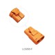 RJX Amass DC Plug LCB50 wire soldering Copper Silver Plated Lithium Battery Connector For Smart Appliance