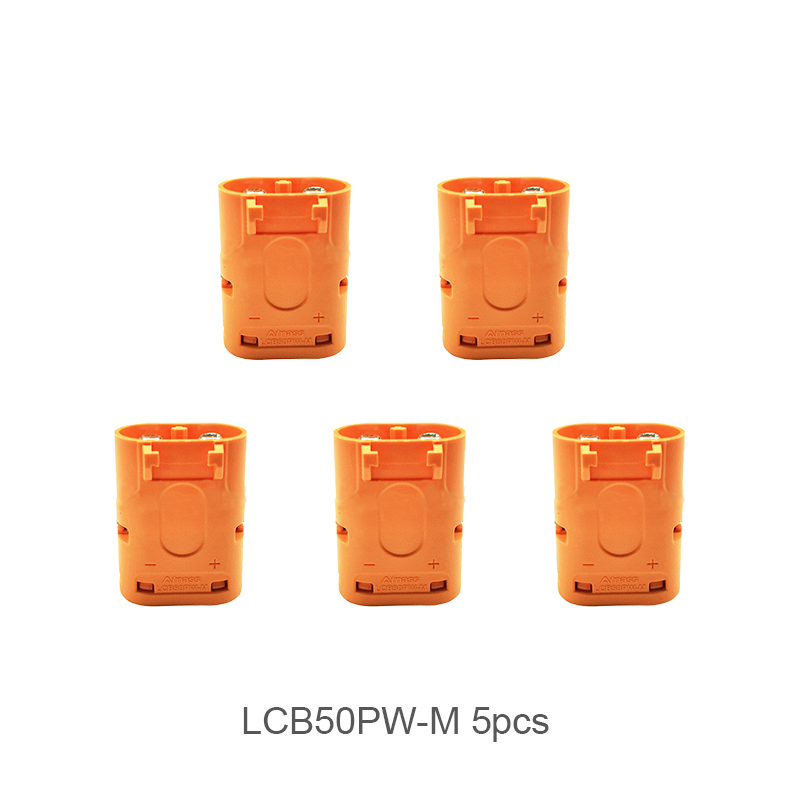 RJX Amass DC Plug LCB50 Female LCB50PW Male Copper Silver Plated Lithium Battery Connector For Smart Appliance