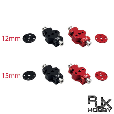 RJX 12mm 15mm Alum Propeller Clamp Self-tightening Quick Release Mount Paddle Seat for RC UAV Drone Accessories