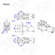 RJXHOBBY 1pcs  5° 16 / 20 / 25 / 28 / 30 / 35mm Folding down Arm Tube Joint multirotor UAV Drone Spare Parts