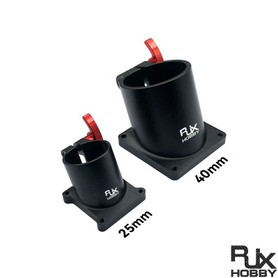 RJX 1pcs 25mm 40mm Quick Release Tripod Aluminum Tilt Fixed Seat Landing Gear Connector