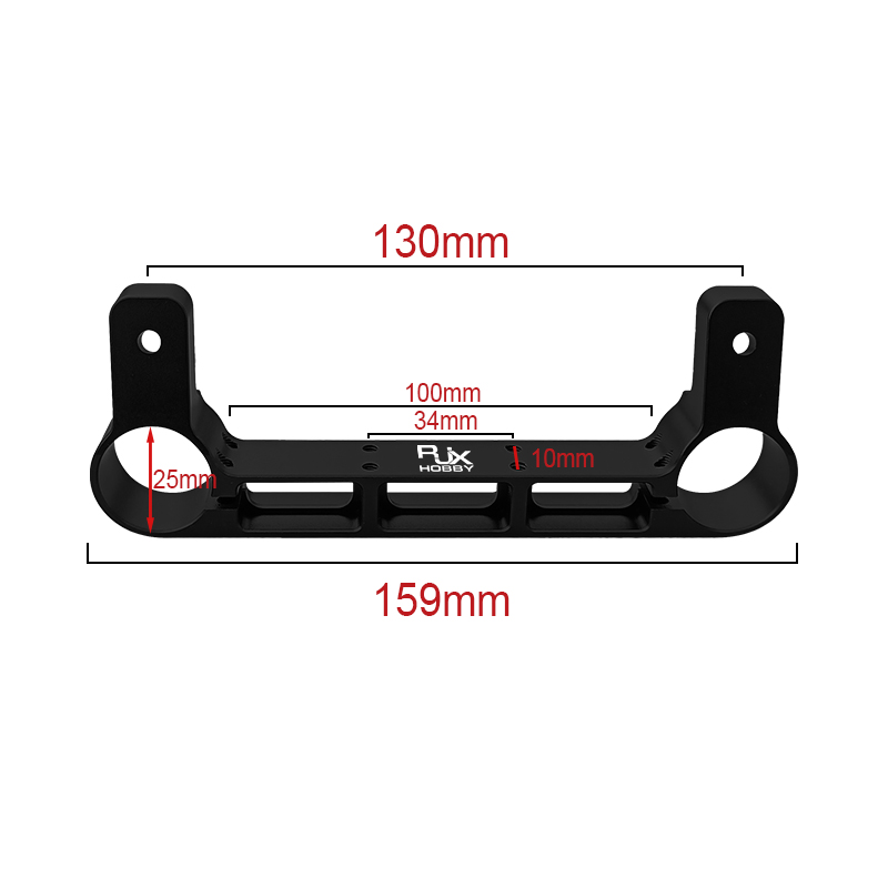 RJX 1pcs Aluminum Alloy 25mm Medicine Box Fixed Parts for Plant UAV Drone DIY Acc