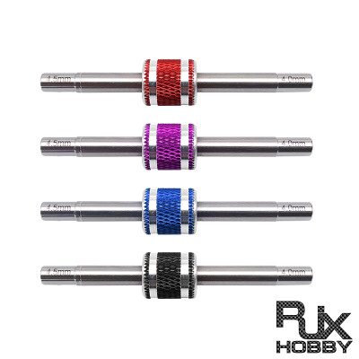 RJX 1pcs Mini 4wd Hexagonal Turnbuckles 4.0mm / 4.5mm Self-made Parts For Tamiya Pro Tool For Installing and Removing Nut