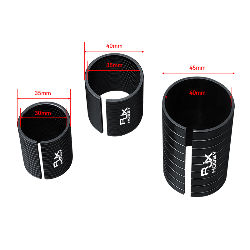 RJX 1pcs 35 x 30mm / 40 x 35mm / 45 x 40mm Diameter Changing Adapter for  Hobbwying X8 X9 max Arm Tube