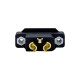 RJXHOBBY 10pcs XT60IE-M Battery Plug Can be Fixed XT60IE Male Gold-Plated Connector with Nuts DIY Connecting Parts