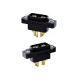 RJXHOBBY 10pcs XT60IE-M Battery Plug Can be Fixed XT60IE Male Gold-Plated Connector with Nuts DIY Connecting Parts