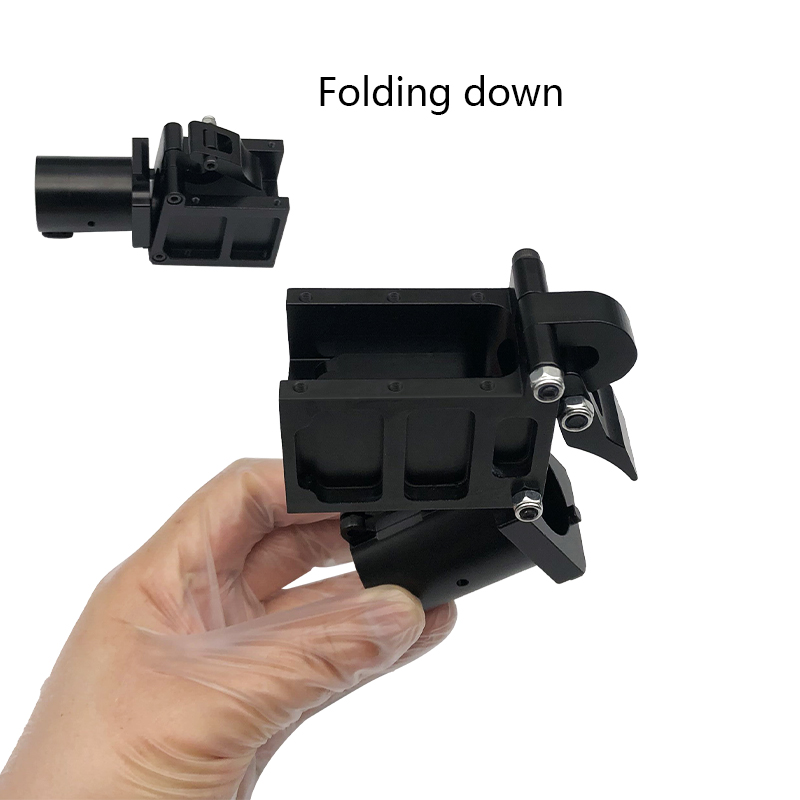 RJX 1pcs Aluminum alloy folding down arm pipe joint 25mm 30mm for plant protection uav RC helicopter spareparts