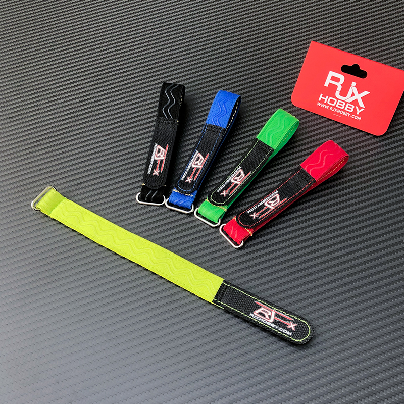 RJXHOBBY 2pcs Kevlar Stitched Non-Slip Silicone Battery Straps(Width: 20mm Length:180/200/210/220 /225/230/250/300/350/400mm)