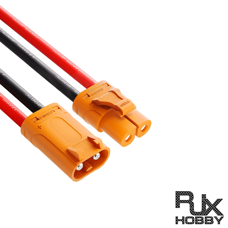 RJXHOBBY LCB30 Female Male Connector With 12AWG Cable 