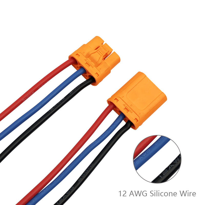 RJXHOBBY LCC30 Female Male Connector With 12AWG Cable