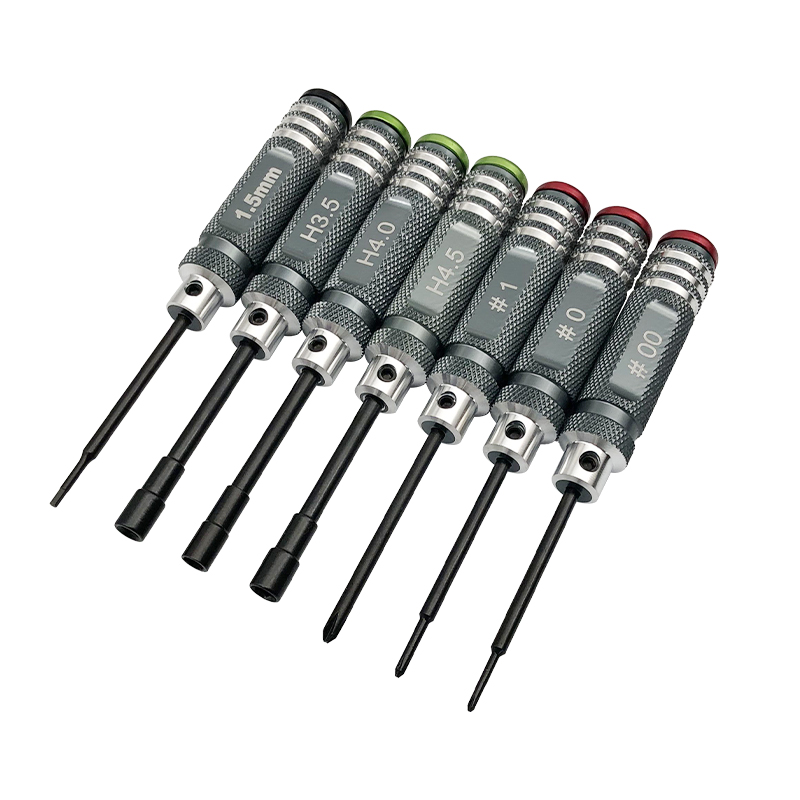 RJXHOBBY 7Pcs mini Hexagon Screw Driver Set Rc Tool Kit for Rc Car Quadcopter Racing Drone