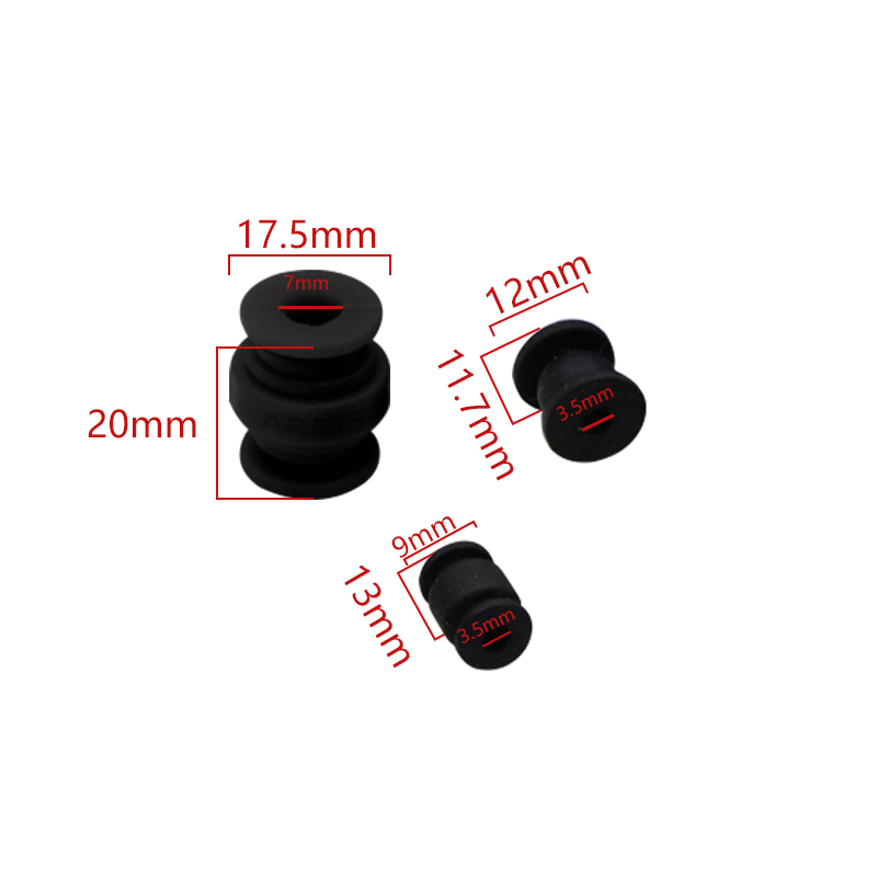 RJX 50pcs Damping Balls AV Shock Absorber Ball Damper Anti-Vibration Ball