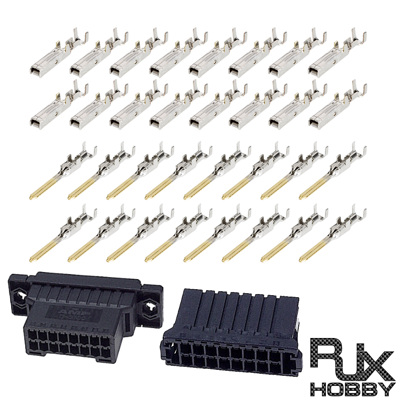 RJX AMP CONNECTOR FOR MULTI SERVO/CONNECTION (16) PIN