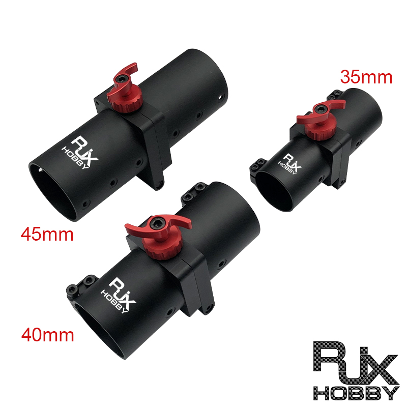RJXHOBBY 1pcs 35mm 40mm 45mm Aluminum Folding Arm for Tube Joint Hinge  UAV Multicopter Drone