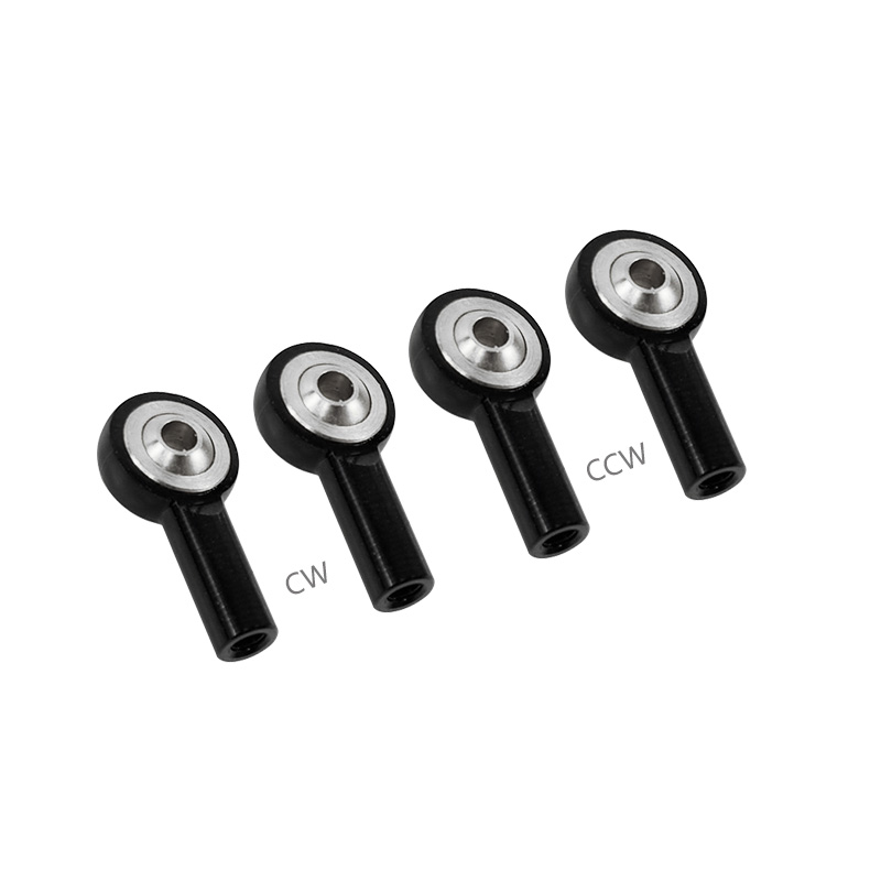 RJX M2 Aluminum Metal Rod Ends Ball Joint CW(2)& CCW(2) 
