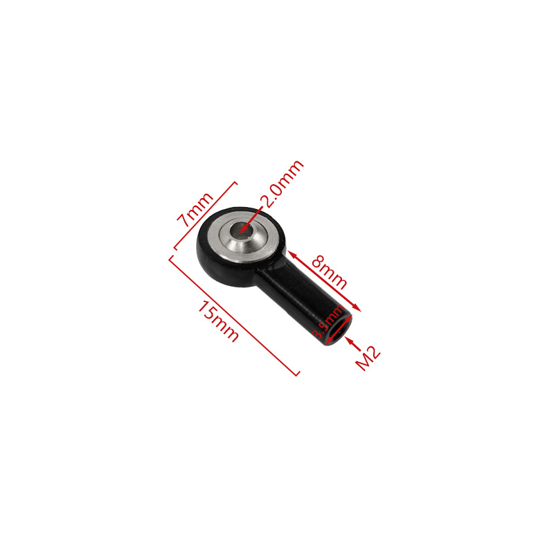 RJX M2 Aluminum Metal Rod Ends Ball Joint CW(2)& CCW(2) 