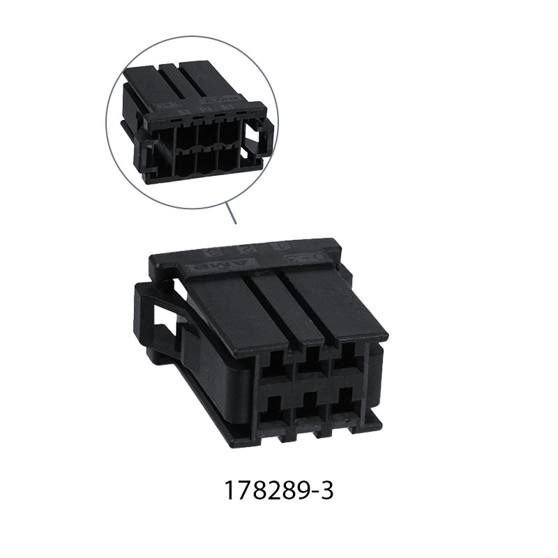 RJX AMP CONNECTOR FOR MULTI SERVO/CONNECTION (6) PIN