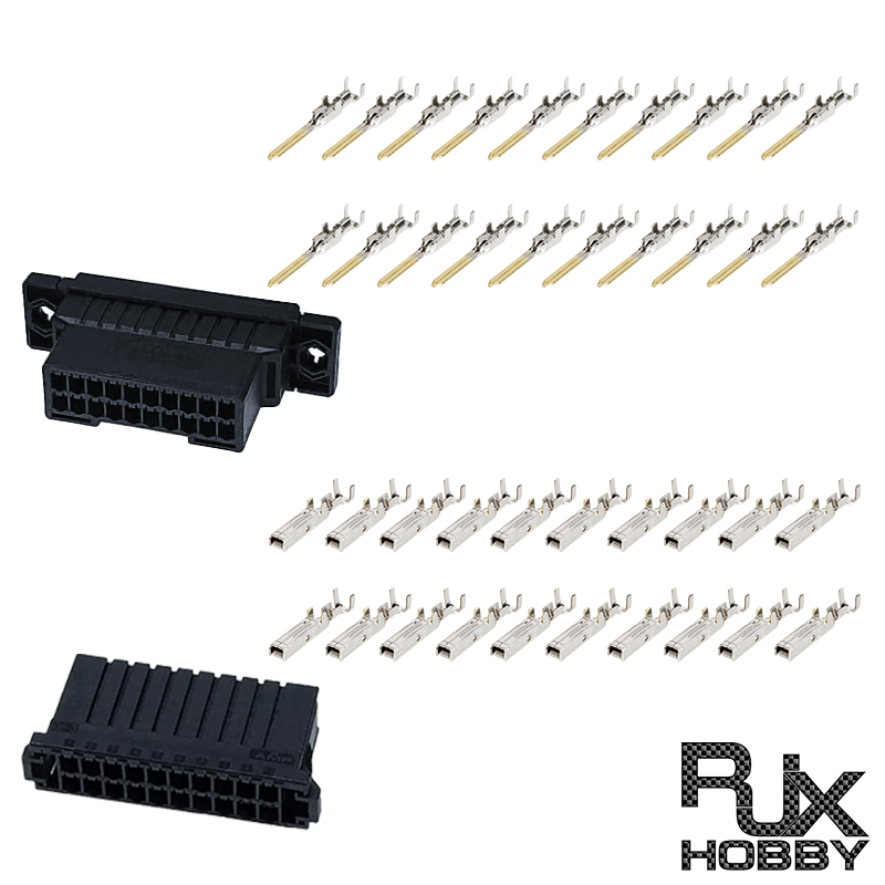 RJX AMP CONNECTOR FOR MULTI SERVO/CONNECTION (20) PIN