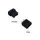 RJXHOBBY 5pairs QS2 2mm Anti Spark Male & Female 2P 30A Plated Bullet Connector Plug with Signal Pin 