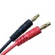 RJX 1pcs EC3 connector to 4.0mm banana plug