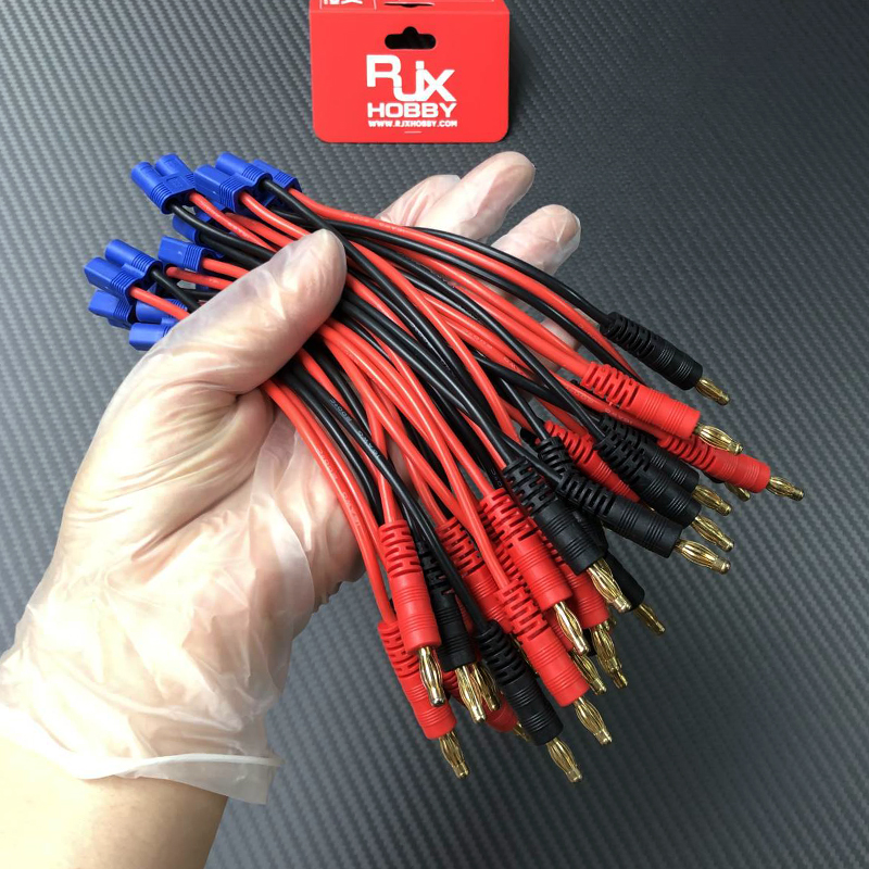 RJX 1pcs EC3 connector to 4.0mm banana plug