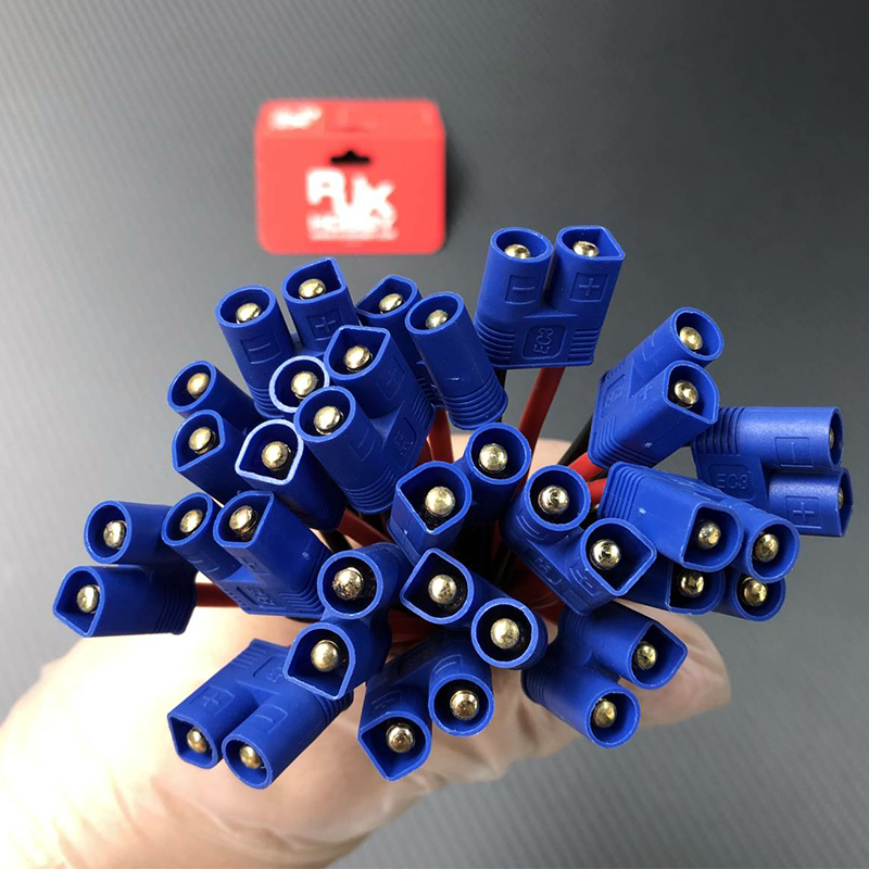 RJX 1pcs EC3 connector to 4.0mm banana plug
