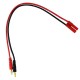 RJX 1pcs 4.0mm Banana Plug to Male HXT4.0 Charge Cable for RC B6 B6AC Battery 