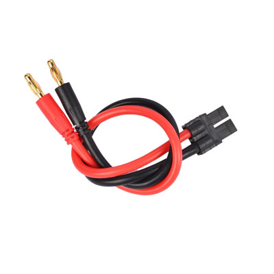 RJX 1pcs 4mm Banana Plug to TRX Plug Charger Cable for RC Lipo Battery