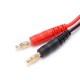 RJX 1pcs Tamiya Connector Plug to 4mm Banana Plug RC Battery Charging Lead Cable
