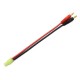 RJX 1pcs Mini Tamiya Plug to 4.0 Banana Plug Charger Cable