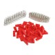 RJX 50 sets 2.54mm 2 Pin JST Connector Plug Jack Female Male Housing Plug Jumper Crimp Terminal Wire Connector