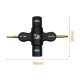 RJX 1Pcs M3 M5 Metal Quad Wrench & 1.5mm 2mm Hex Screwdriver Replacement Sleeve for RC Car FPV Motor Nuts Prop Releasing