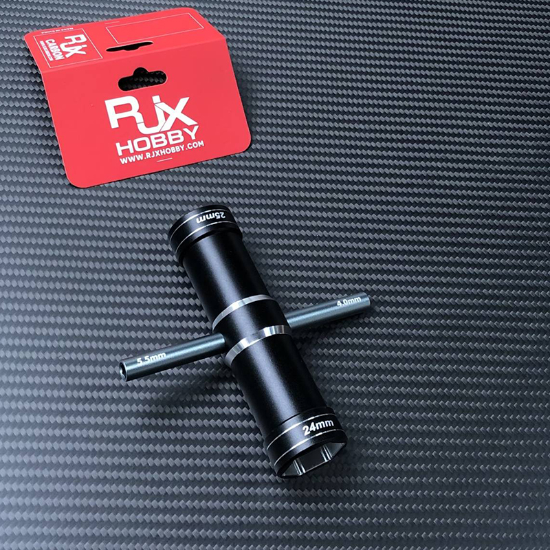 RJXHOBBY 4.0/5.5/24/ 25mm Hex Socket Wrench Spanner Nut Key Stainless Steel