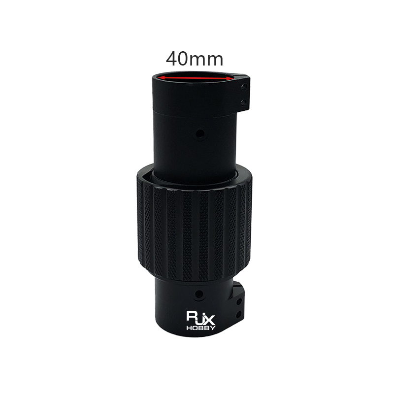 RJX 1PCS 40mm Folding Arm Carbon Tube Connector Clip Self-lock Folding Rack Parts for RC Agriculture UAV Drone
