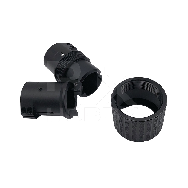 RJX 1PCS 40mm Folding Arm Carbon Tube Connector Clip Self-lock Folding Rack Parts for RC Agriculture UAV Drone