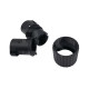 RJX 1PCS 40mm Folding Arm Carbon Tube Connector Clip Self-lock Folding Rack Parts for RC Agriculture UAV Drone