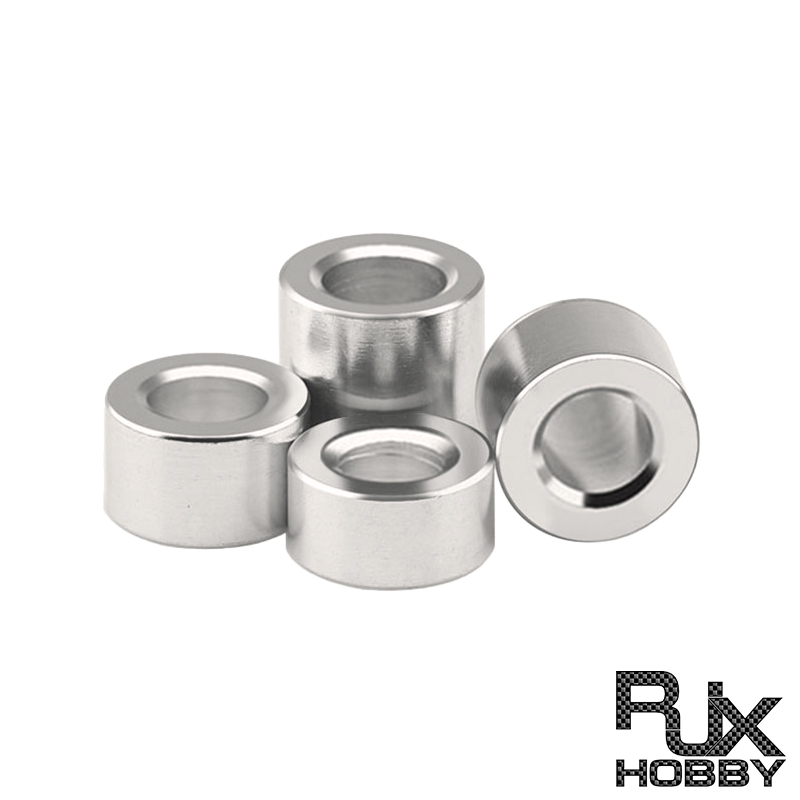 RJX 50pcs Aluminum washer bushing gasket (ID5.2mm OD8.0mm)