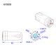 RJX 1pcs RTK  antenna helix GNSS UAV antenna Support GPS BD GLONASS GALILEO Navigation Specifications