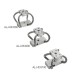 RJXHOBBY 4pcs M3 RC UAV Aerial Photography High Performance Steel Wire Rope Isolator Anti-vibration Shock Gimbal Dampener