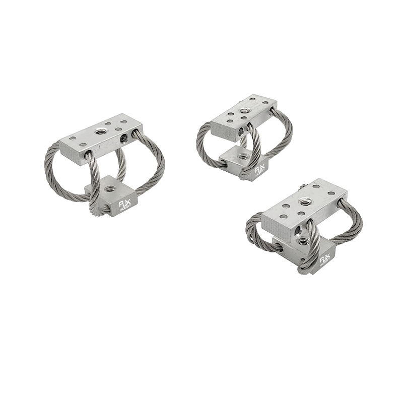 RJXHOBBY 4pcs M3 RC UAV Aerial Photography High Performance Steel Wire Rope Isolator Anti-vibration Shock Gimbal Dampener
