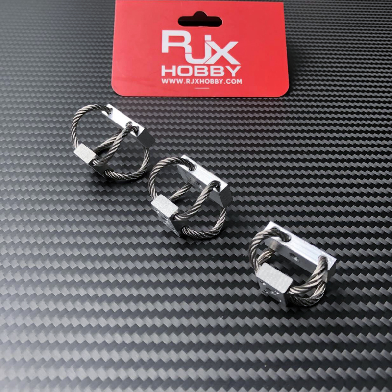 RJXHOBBY 4pcs M3 RC UAV Aerial Photography High Performance Steel Wire Rope Isolator Anti-vibration Shock Gimbal Dampener