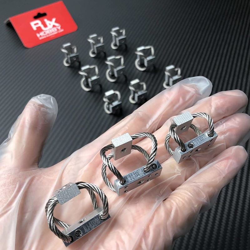 RJXHOBBY 4pcs M3 RC UAV Aerial Photography High Performance Steel Wire Rope Isolator Anti-vibration Shock Gimbal Dampener