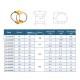 RJXHOBBY 4pcs M6 RC UAV Aerial Photography High Performance Steel Wire Rope Isolator Anti-vibration Shock Gimbal Dampener