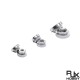 RJXHOBBY 100pcs M2 M2.5 M3 M4 M5 Stainless Steel Press nut