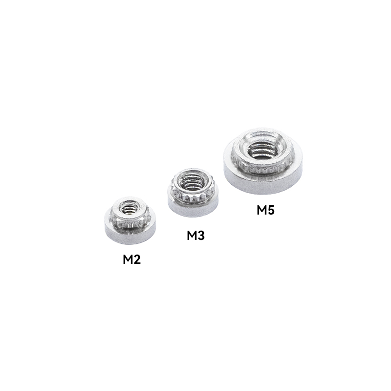RJXHOBBY 100pcs M2 M2.5 M3 M4 M5 Stainless Steel Press nut